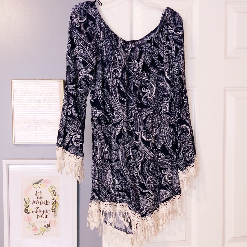 Cute navy romper